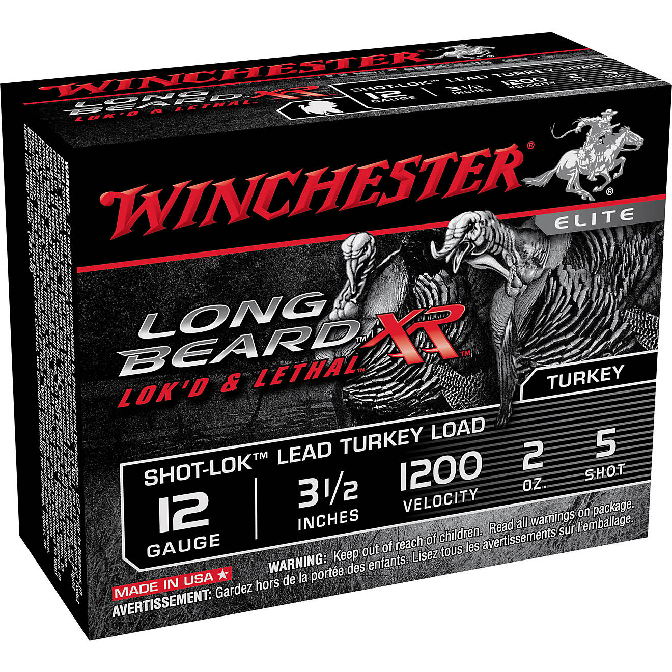 500rds of Winchester Long Beard XR 12 Gauge 3.5 inches 5 Shot Shotshells