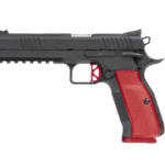 CZ-USA Dan Wesson DWX Pistol 19-Round Black with Red Grips and Trigger