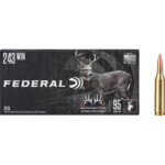 Federal Premium Buckmasters Bonded Soft Point .243 Winchester 95-Grain Centerfire Rifle Ammunition 500rds