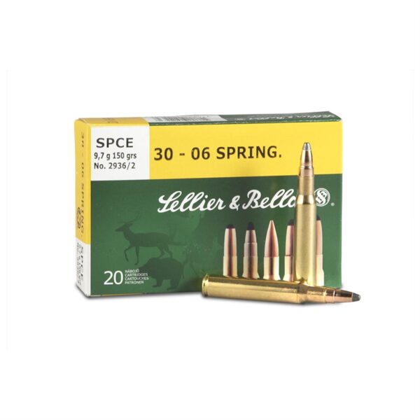 Sellier & Bellot® .30-06 Springfield® 150 grain SPCE Ammo Of 500 rounds