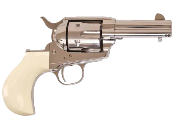 Cimarron Doc Holliday Thunderer Revolver 45 Colt (Long Colt) 3.5″ Barrel Stainless, Tru-Ivory