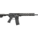 Ruger AR556 Rifle 5.56x45mm NATO Matte Black Oxide 16″ Barrel Black Synthetic Collapsible Stock 30-Round