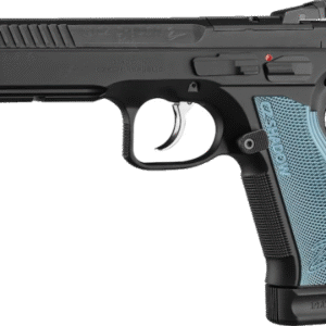 CZ-USA CZ Shadow 2 Optics-Ready Pistol 9mm Luger 4.89″ Barrel Black Slide Blue Grips 19-Round