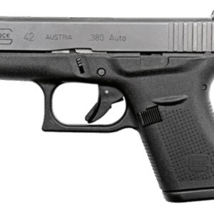 Glock 42 Pistol 380 ACP Fixed Sights 6-Round Polymer Black