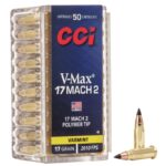 500rds of CCI 17 Hornady Mach 2 Ammo 17 Grain Hornady V-Max