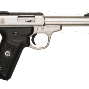 Smith & Wesson SW22 Victory Pistol 22 Long Rifle 5.5″ Barrel 10-Round Stainless