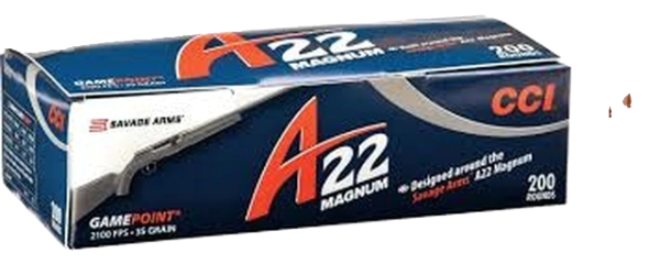 CCI 22 WMR AMMUNITION A22 GAMEPOINT