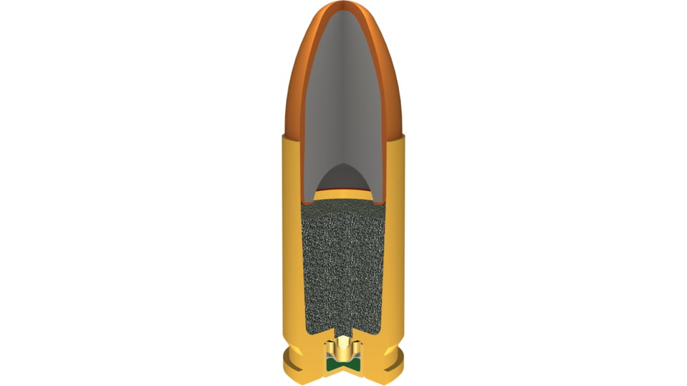 Winchester USA HANDGUN 9mm Luger 115 grain Full Metal Jacket - Image 2